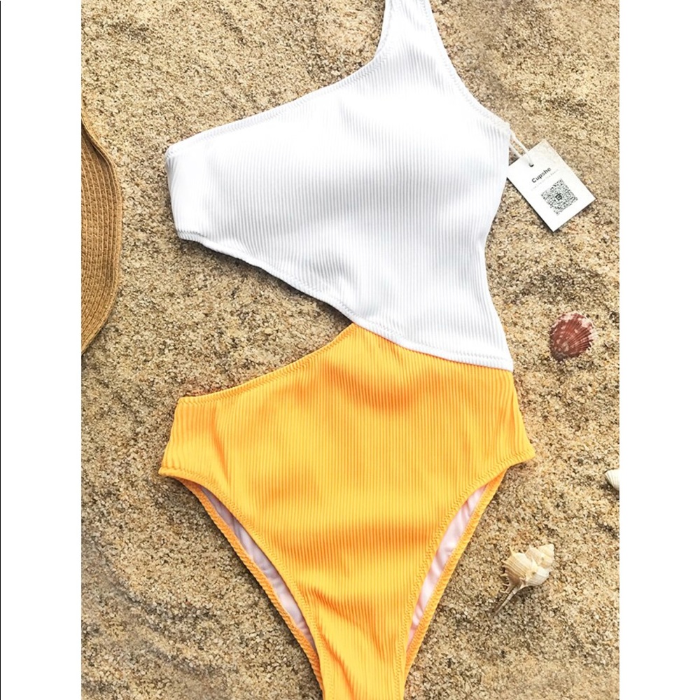 One Shoulder One-piece Swimsuit